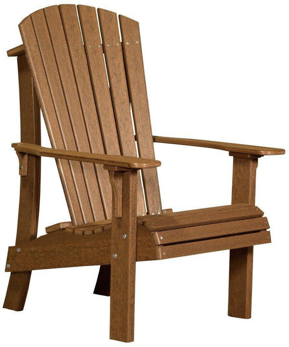 LuxCraft Recycled Plastic Senior Height Royal Adirondack Chair  - LEAD TIME TO SHIP 7 BUSINESS DAYS OR LESS
