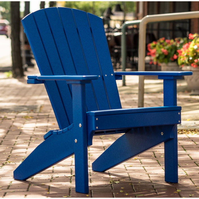 LuxCraft Recycled Plastic Lakeside Compact Portable Adirondack Chair  - LEAD TIME TO SHIP 7 BUSINESS DAYS OR LESS