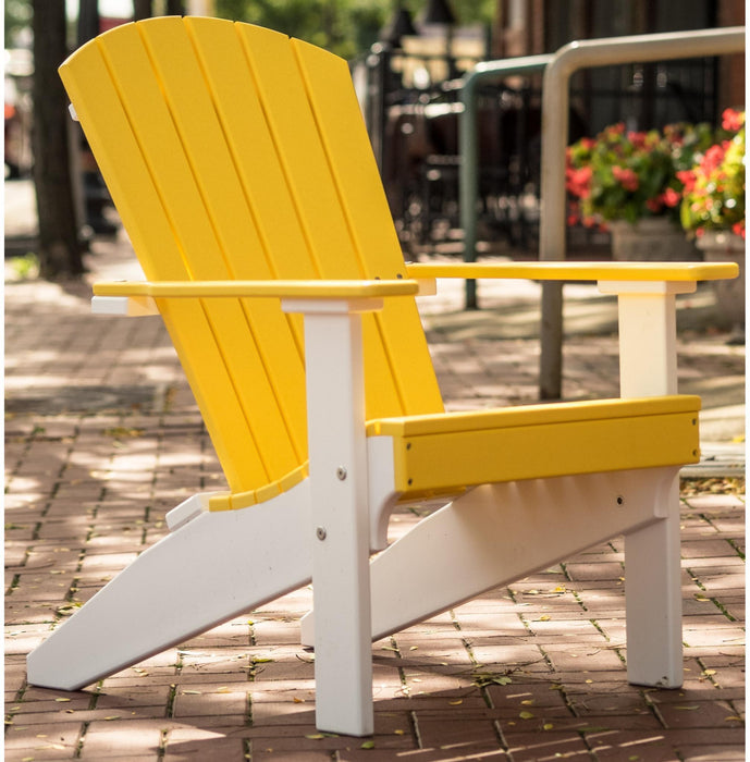 LuxCraft Recycled Plastic Lakeside Compact Portable Adirondack Chair  - LEAD TIME TO SHIP 7 BUSINESS DAYS OR LESS