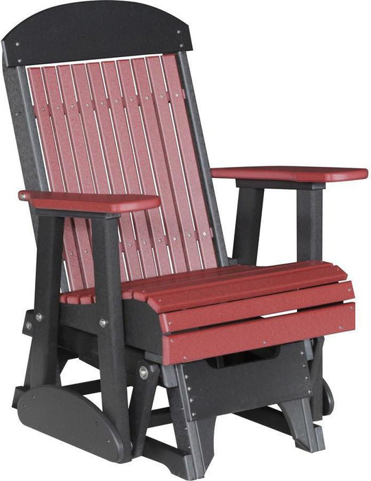 LuxCraft Classic Highback Recycled Plastic 2ft Glider Chair  - LEAD TIME TO SHIP 7 BUSINESS DAYS OR LESS