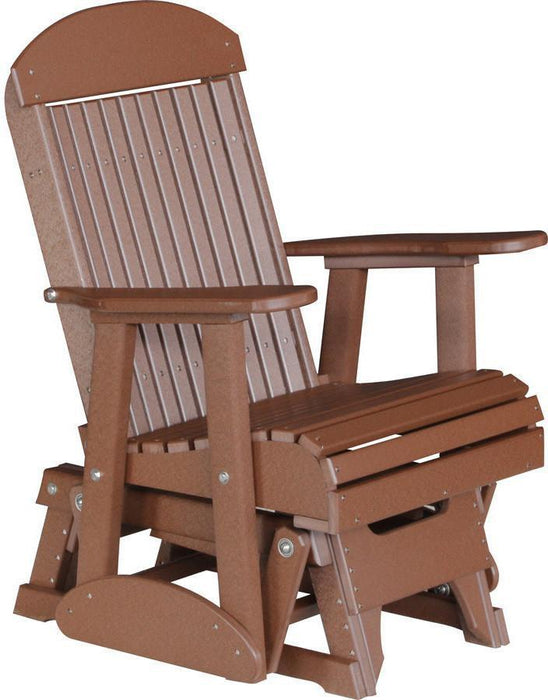 LuxCraft Classic Highback Recycled Plastic 2ft Glider Chair  - LEAD TIME TO SHIP 7 BUSINESS DAYS OR LESS