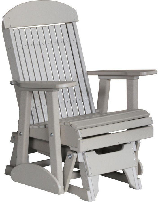 LuxCraft Classic Highback Recycled Plastic 2ft Glider Chair  - LEAD TIME TO SHIP 7 BUSINESS DAYS OR LESS