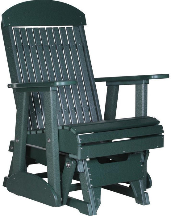 LuxCraft Classic Highback Recycled Plastic 2ft Glider Chair  - LEAD TIME TO SHIP 7 BUSINESS DAYS OR LESS