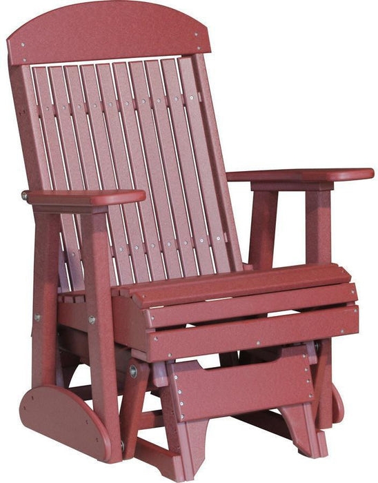 LuxCraft Classic Highback Recycled Plastic 2ft Glider Chair  - LEAD TIME TO SHIP 7 BUSINESS DAYS OR LESS
