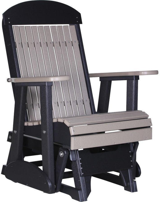 LuxCraft Classic Highback Recycled Plastic 2ft Glider Chair  - LEAD TIME TO SHIP 7 BUSINESS DAYS OR LESS