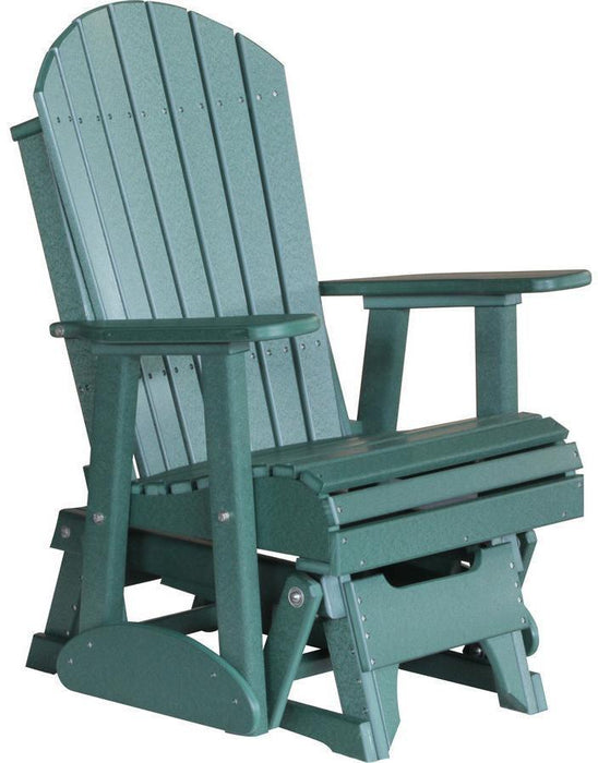 LuxCraft Recycled Plastic 2' Adirondack Glider Chair  - LEAD TIME TO SHIP 7 BUSINESS DAYS OR LESS