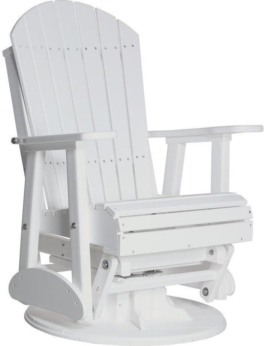 LuxCraft Recycled Plastic 2' Adirondack Swivel Glider Chair  - LEAD TIME TO SHIP 7 BUSINESS DAYS OR LESS