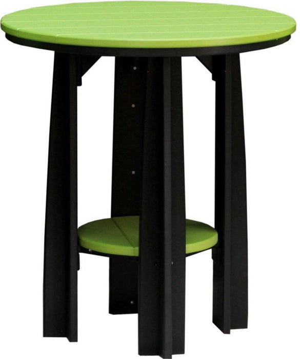LuxCraft Recycled Plastic Counter Height 36" Balcony Table  - LEAD TIME TO SHIP 7 BUSINESS DAYS OR LESS
